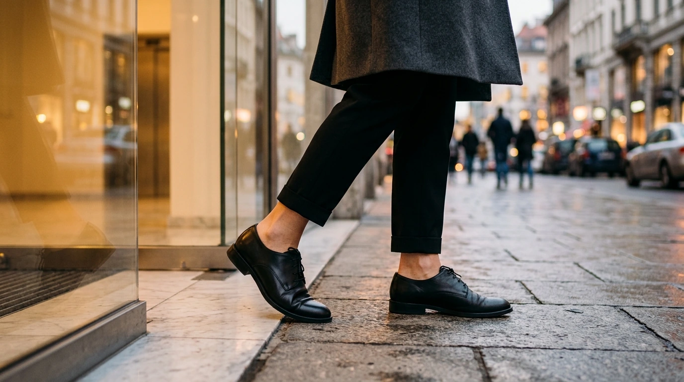 Cult Women’s Black Leather Shoes: Office-to-Night Edge