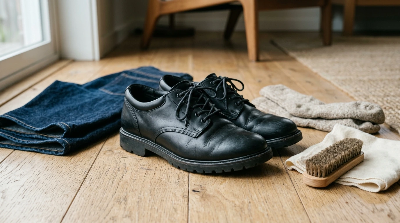 Dr. Martens Women’s Black Lace-Up Shoes: Fit & Care