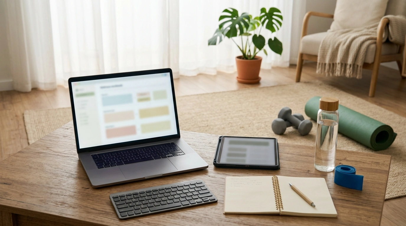 Editable AI Fitness Workbook: Simple Plans for Beginners
