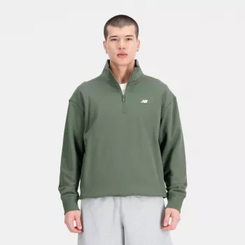 New Balance Men’s Green Zip Sweatshirt for Fall/Winter